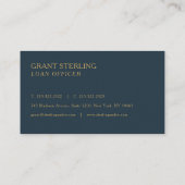 Carte De Visite Compas nautique d'agent de crédit  (Dos)