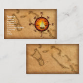 Carte De Visite Compass Rose (Devant / Derrière)