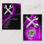 CARTE DE VISITE COMPÉTENCE DE CHROME ET MÉCANIQUE DE WRENCHES (Devant / Derrière)