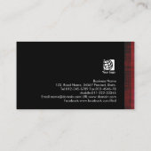 Carte De Visite Compétences professionnelles supérieures Services  (Dos)