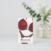 Carte De Visite Compétition de Fitness Bikini Crystal Convient aux (Debout devant)