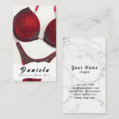 Carte De Visite Compétition de Fitness Bikini Crystal Convient aux (Devant / Derrière)