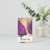 Carte De Visite Compétition de Fitness Crystal Bikini Convient aux (Debout devant)