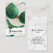 Carte De Visite Compétition de Fitness Crystal Bikini Convient aux (Devant / Derrière)