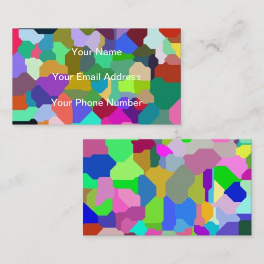 Carte de visite complet n° 2 (Devant / Derrière)