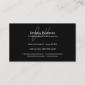 Carte De Visite Comportement animal | Formation des chiens (Dos)