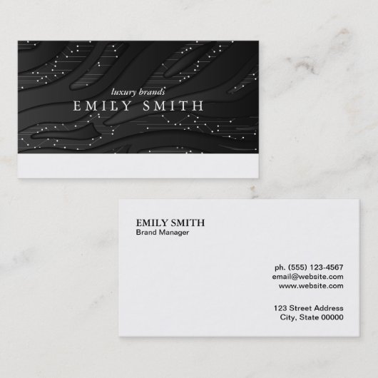 Carte De Visite Composants électroniques (Devant / Derrière)