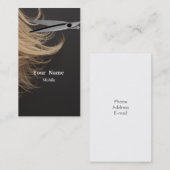 Carte De Visite Composez l'artiste - coiffeur (Devant / Derrière)