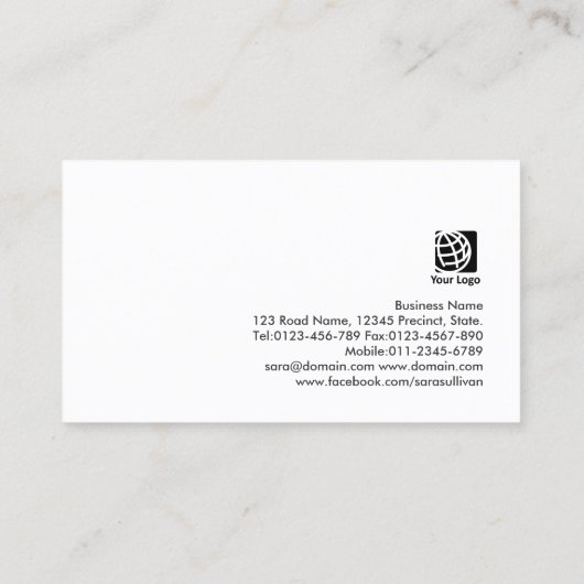 Carte De Visite Compositeur compositeur compositeur compositeur au (Dos)