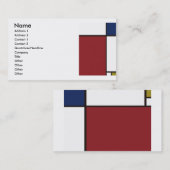 Carte De Visite Composition (Devant / Derrière)