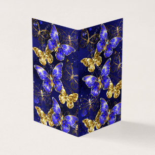 Carte De Visite Composition avec les papillons Sapphire