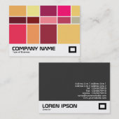 Carte De Visite Composition de couleur (Devant / Derrière)