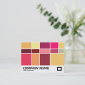 Carte De Visite Composition de couleur (Debout devant)