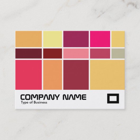 Carte De Visite Composition de couleur (Devant)