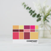 Carte De Visite Composition des couleurs (Debout devant)