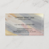 Carte De Visite Composition des coups de pinceau étincelants (Dos)