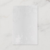 Carte De Visite Composition des papillons blancs et bleus (Dos)