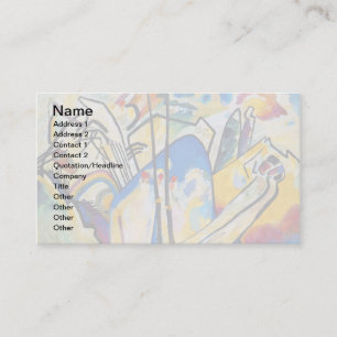 Carte De Visite Composition Quatre de Wassily Kandinsky - Art Abst