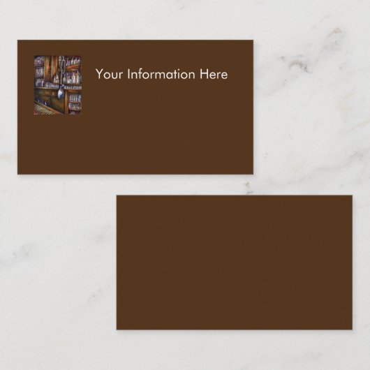 Carte De Visite Compris implicitement (Devant / Derrière)