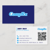 Carte de visite CompRx (Devant / Derrière)