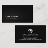 Carte De Visite Comptabilisation Finances Financière (Devant / Derrière)