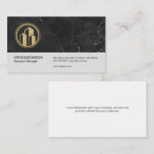 Carte De Visite Comptabilité | Gestion des fonds | Bâtiment d'entr (Devant / Derrière)