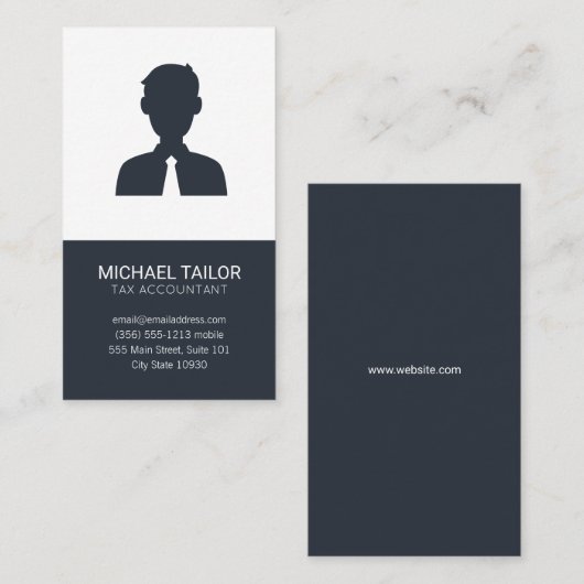 Carte De Visite Comptabilité | Prep. fiscale | Finance (Devant / Derrière)