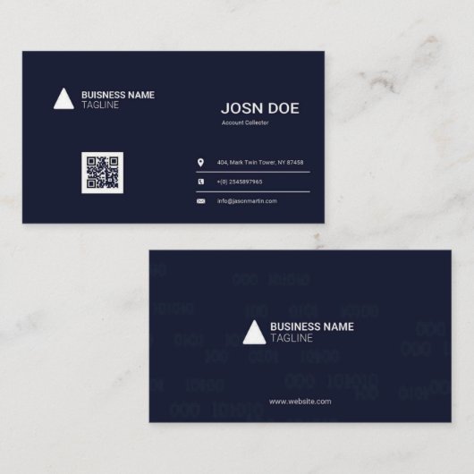 Carte De Visite Comptable (Devant / Derrière)