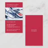 Carte de visite comptable (Devant / Derrière)