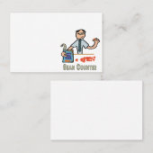 Carte De Visite Comptable amusant Compteur principal (Devant / Derrière)