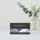 Carte De Visite Comptable Calculatrice Comptabilité Finance (Debout devant)