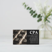 Carte De Visite Comptable certifié CPA Comptables Agréés (Debout devant)