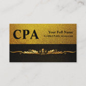 Carte De Visite Comptable certifié CPA Comptables Agréés (Devant)