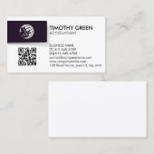 Carte De Visite Comptable Comptabilité Finance Financier (Devant / Derrière)