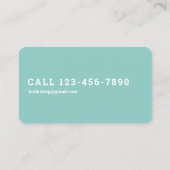 Carte De Visite Comptable comptable comptable (Dos)