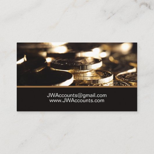 Carte De Visite Comptable comptable comptable (Dos)