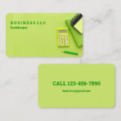 Carte de visite comptable comptable comptable comp (Devant / Derrière)