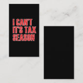 Carte De Visite Comptable Comptable Comptable Comptabilité des dev (Devant / Derrière)