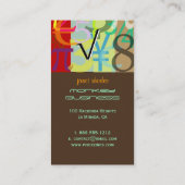 Carte De Visite Comptable, Conseiller financier/DO-IT-YOURSELF cou (Dos)