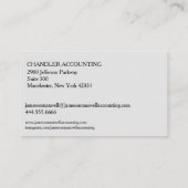 Carte De Visite Comptable CPA (Dos)