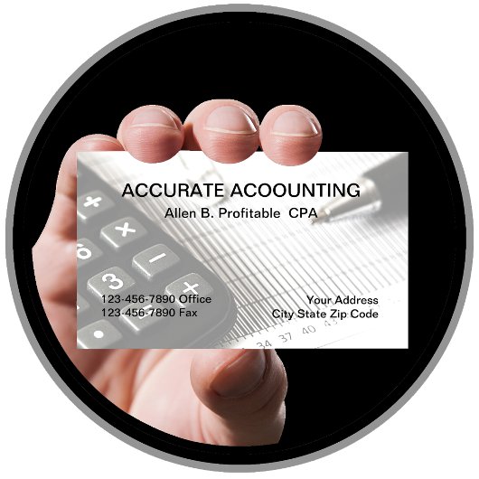 Carte De Visite Comptable CPA