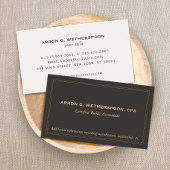 Carte de visite comptable CPA