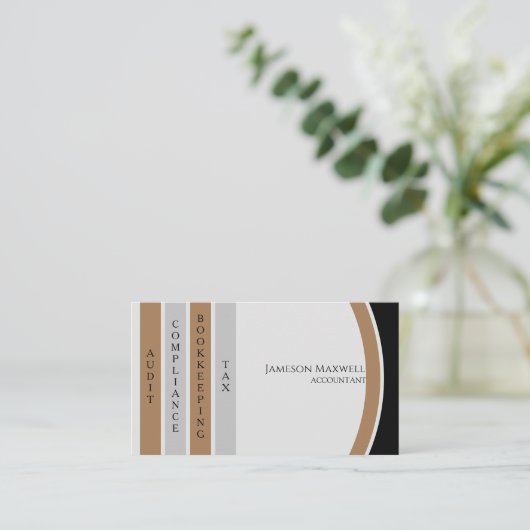 Carte De Visite Comptable CPA (Debout devant)