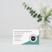Carte De Visite Comptable CPA de conception professionnelle (Debout devant)