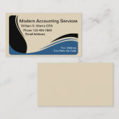Carte De Visite Comptable CPA moderne (Devant / Derrière)