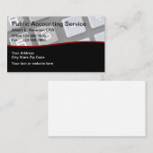 Carte De Visite Comptable CPA unique (Devant / Derrière)