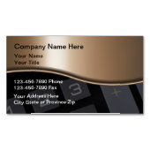 Carte de visite comptable de classe Magnets (devant)