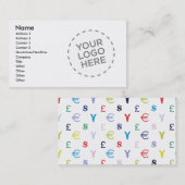 Carte De Visite Comptable de concepteur (Devant / Derrière)