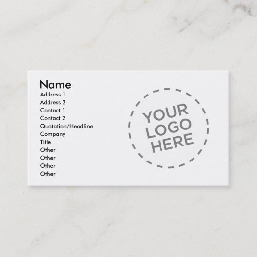 Carte De Visite Comptable de concepteur (Devant)