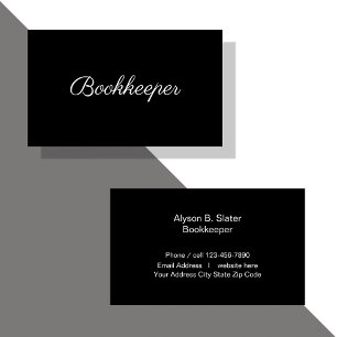 Carte De Visite Comptable Design Minimaliste